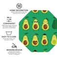 thumbnail image 4 of Balery 4 Pcs Cartoon Fruit 1leather Coasters Set, Drink Table Cup Coasters For Living Room Kitchen Coffee Decor, 4 of 9