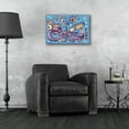 thumbnail image 4 of Epic Art 'Eyeballs and Teeth Pattern' by Flyland Designs, Acrylic Glass Wall Art, 24"x16", 4 of 8