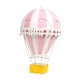 thumbnail image 4 of Adorno de globo aerostático para colgar en la pared, fotografía, estilo retro Rosa, 4 of 9