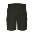 thumbnail image 5 of UVEASISHA Cargo Shorts for Men Solid Straight Leg Work Shorts Summer Outdoor Short Pants with Phone Pockets Army Green L, 5 of 9
