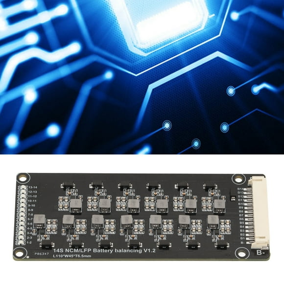 Placa De Transferencia De Energía De Batería De Litio, Ecualizador Activo De Batería Automática Eficiente De 1,2 A, Protección Inductiva De 14 Cuerdas Para Equilibrio