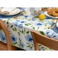 thumbnail image 4 of Indoor Outdoor Tabletop for Spring Summer Decorations, Picnics and Dinner Parties - Stain and Water Resistant, Spring Blossoms, Tablecloth, 60 x 120 Rectangle, 4 of 5