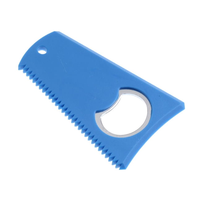 Removedor de cera de tabla de surf shamjiam 8 x 5 con orificio abierto para botella azul