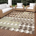 thumbnail image 3 of Addison Rugs Chantille Indoor/Outdoor Transitional Geometric Coffee Machine Washable Rectangle Rug, 5' x 7'6", 3 of 8