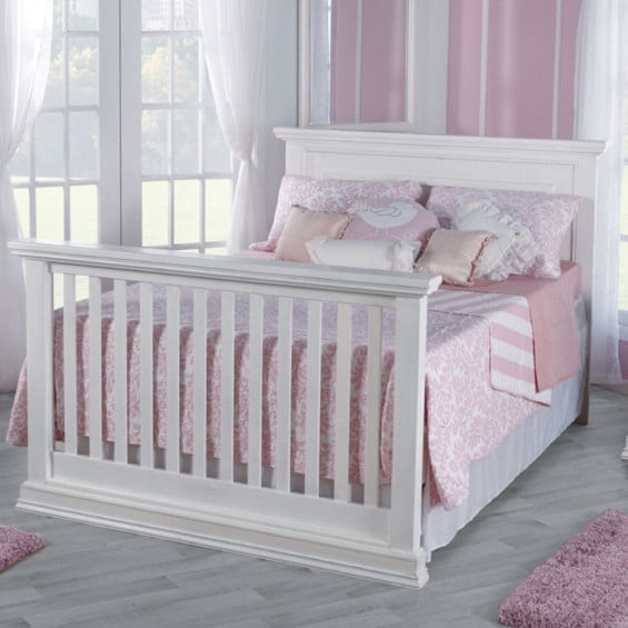 pali cristallo convertible crib in vintage white