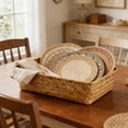 thumbnail image 6 of Natural Woven Storage Basket, Handcrafted Organization Box, Stylish Desktop Clutter Solution, Ideal for Home and Office, Perfect for Adults and Home Decorateurs, 6 of 6