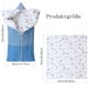 thumbnail image 2 of Manta para cochecito, manta para envolver a recién nacidos, saco de dormir de invierno cálido para niños o niñas de 0 a 12 meses, 2 of 5