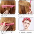thumbnail image 4 of 20 Piezas de Varillas Flexibles para Rizar BRILLAR Rodillos de Pelo Retorcidos de Espuma Rojo Verde, 4 of 5