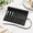 Black, variant on Gray Roll Up PU Leather Makeup Brush Travel Organizer Pouch Bag