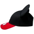 thumbnail image 3 of Disney Disney 49205 Mickey Mouse Oreilles Classique Noir et Rouge Casquette Snapback, 3 of 5
