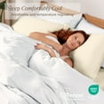 thumbnail image 3 of Bare Home TENCEL™ Duvet Cover Set - Lyocell derived from Eucalyptus - Full/Queen, White, 3 of 10