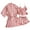 Pink, variant on Tnhcen Women's Solid Sleep Pajama Set Cami Tank Top Shorts Robe Nightgown 3-Piece Polyester Satin Home Clothes Set S-XL
