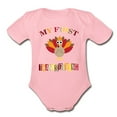 thumbnail image 5 of My First ThanksGiving (Turkey) - Organic Short Sleeve Baby Bodysuit, 5 of 9