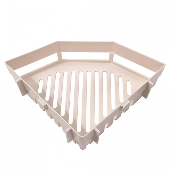 ACDANC Corner Shower Caddy NO-Drilling Removable Waterproof Storage Organizer Corner Basket Suction Cup Shower Shelf for Bathroom and Kitchen Max Hold 22lbs Caddy Organizer