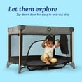 thumbnail image 4 of Graco Pack n' Play Close2Baby Seat Lux Infant Toddler Playard, Milan Black, 4 of 9