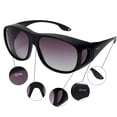 thumbnail image 4 of Gafas de Sol Polarizadas Yodo para Usar Sobre Anteojos Negras, 4 of 8