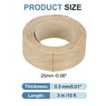 thumbnail image 2 of Uxcell Edge Banding, Wood Veneer Tape Pre-glued Flexible Plywood Edge Banding with Hot Melt Adhesive for Furniture White Oak 1 Inch x 10 ft, 2 of 7