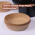 thumbnail image 4 of Doublure en Papier Jetable pour Friteuse à Air Chaud, Doublure de Cuisson Antiadhésive Anti-Huile et Imperméable, Papier Parchemin pour Friteuse, Cuisson Rôtissage Micro-Ondes (100 Pcs), 4 of 7