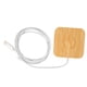 thumbnail image 4 of Cargador inalámbrico de bambú, almohadilla magnética de carga inalámbrica rápida portátil para iPhone 13 Pro 15W, 4 of 9