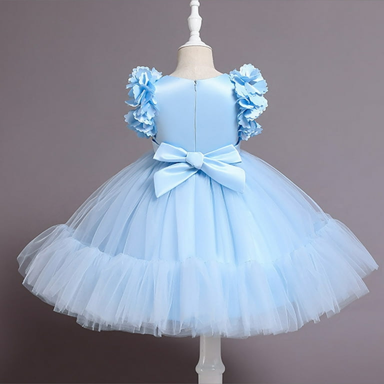 ugly wedding dress bachelorette party Baby Emmy Liberty Delft Blue Dress Set 6/9M main image 0