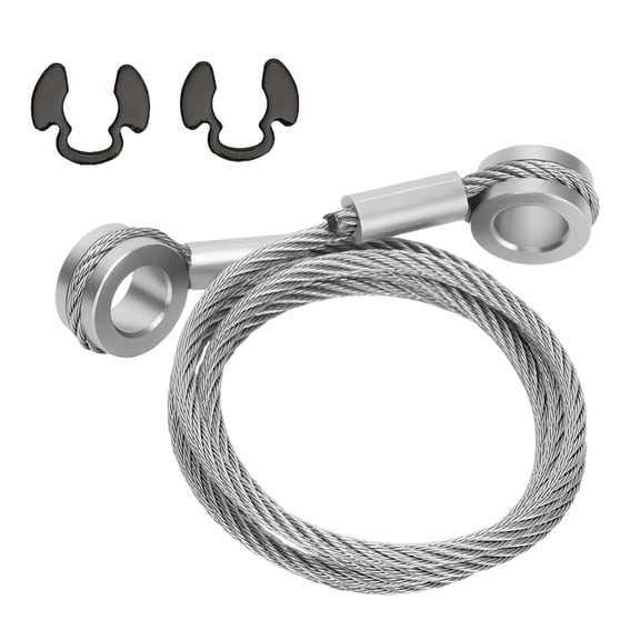 NURATIT Hood Cable Restraint Long Side Hood Stay Cable Part Number L92-6000-0718 for Peterbilt 3357 367 375 377 378 Models Direct Replacement Hood Cable