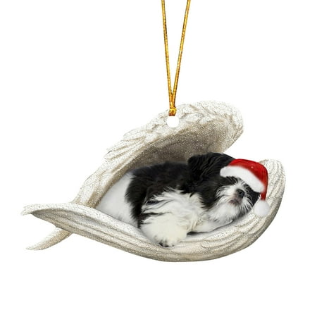 

Veki 2022 New Sleeping Angel Dog Christmas Funs Pendant Cartoon Christmas Tree Pendant Christmas Decoration Pendant Christmas Home Decoration Pendant Delive by Easter Eggs