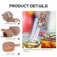 thumbnail image 2 of SEWCHICS 3Pcs Silicone Straw Tips Cover Assorted Colors Reusable Bear Shape for Home Use, 2 of 5