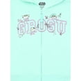 thumbnail image 2 of Grogu Girls Embroidered Zip Hoodie and Graphic Tee Set, 2-Piece, Sizes 4-20, 2 of 3