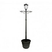 Nature Power (23107) 31 Lumens Terrace Solar Powered Integrated LED Post Lamp and Planter