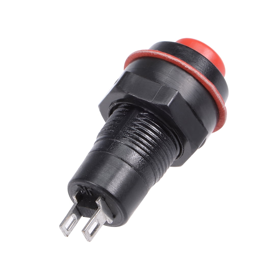 uxcell 10mm Mounting Hole Red Momentary Push Button Switch SPST NO 10pcs