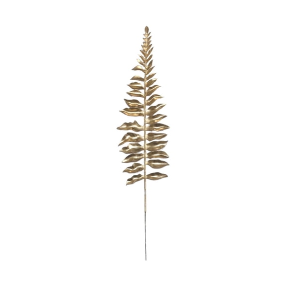 Fegute Winter Artificial Leaves Branches Plastic Gold Silver Decorations for Home Table Mantel Christmas Flowers 41cm Vase Fillers Party Decor