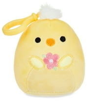 Squishmallows 3.5" Easter Clip-On Triston the Chick Plush Toy
