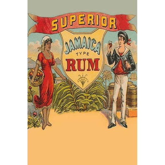 Superior Jamaica Type Rum-Fine Art Canvas Print (20" x 30")