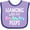 Lavender and Purple, variant on Inktastic Easter Hanging with My Peeps Pastel Bunnies Boys or Girls Baby Bib