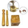 thumbnail image 2 of XISAOK Solid Wood Doming Block Dapping Punches Wood Dapping Block Wood Material, 2 of 8