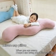 Body Pillow for Side Sleeping, Ergonomic Double Curve Hip & Leg Support ...