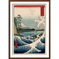 thumbnail image 2 of View from Satta Suruga, Scenic Framed Art Print Wall Art by Ando Hiroshige Sold by ArtCom, 2 of 6