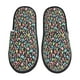 thumbnail image 1 of Fotbe Alphabet Pantuflas Peludas para Mujer con Estampado, Zapatillas de Peluche, Zapatos de Invierno para Casa, Uso Interior y Exterior-Large, 1 of 8