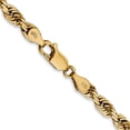 thumbnail image 4 of 14K Yellow Gold 4.5mm D/C Quadruple Rope Chain (18 X 4.5) Made In Peru qtr035-18, 4 of 5