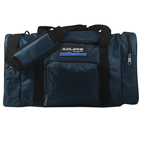 Sport Duffel Bag Fitness Gym Bag Luggage Travel Bag Sports Equipment Gear Bag, Navy