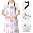 thumbnail image 6 of Picia Heart Rabbit Waterproof Apron for Unisex Adult - Adjustable Bib Apron with Pockets, Ideal for Cooking, Gardening, Painting, and Household Chores, 6 of 9