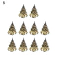 thumbnail image 2 of Zues 10Pcs/Set Adorable Santa Claus Shape Wine Card Christmas Style Cute Paper Wine Card Decor for Party, 2 of 7
