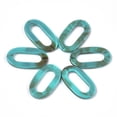 thumbnail image 2 of 500 g Acrylic Linking Rings Quick Link Connectors For Jewelry Chains Making Imitation Gemstone style Oval Light Sea Green 36.5x21x3.5mm Hole: 24.5x8.5mm 290pcs/500g, 2 of 3