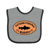 Inktastic Future Fishing Buddy Boys or Girls Baby Bib
