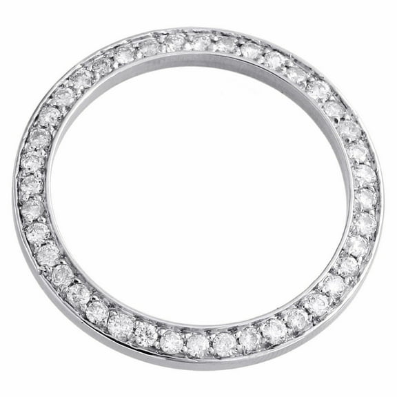 Custom Diamond Bezel to Fit Rolex DateJust 26mm Watches ONLY Round Cut 1 CT.