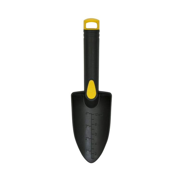 Expert Gardener Light Weight Plastic Trowel for Gardening Black