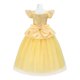 thumbnail image 5 of Vestido de princesa Bella, tutú de tul con lazo de lentejuelas, vestido de fiesta para niñas, celebración de cumpleaños, amarillo y azul, 5 of 5