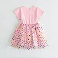 thumbnail image 6 of Toddler and Little Girl's Casual Short Sleeve Tutu Skater Princess Dress - Unicorn 5T, 6 of 6