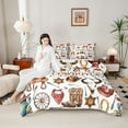 thumbnail image 4 of Castle Fairy Cowboys Boots Hat Full Size Comforter Sets,Vintage Aesthetic Bedding Sets, 4 of 8