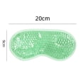 thumbnail image 4 of Mascarilla para ojos, reutilizables, compresa caliente y fría, de ojos , migrañas, hinchazón, ojos secos, ojeras, , Verde shamjiam Mascarillas de gel para ojos, 4 of 4